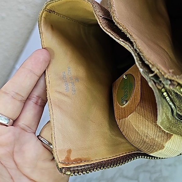 Anthropologie | Schuler And Sons Philadelphia Leather Suede Booties - Picture 5 of 12